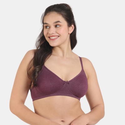 ZIVAME Women T-Shirt Non Padded Bra(Purple)