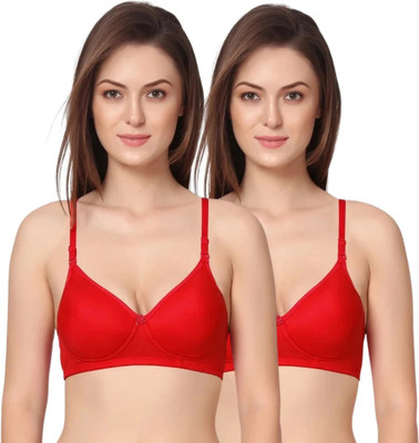 Thread sutra Everday T-Shirt Bra Women T-Shirt Lightly Padded Bra(Multicolor)