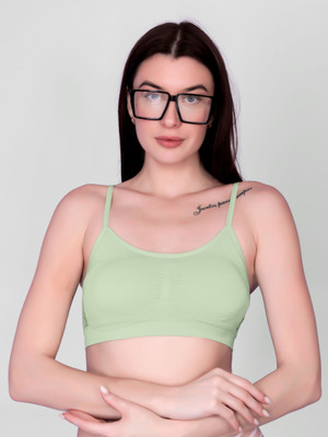 Us Fashion Women Everyday Lightly Padded Bra(Green)