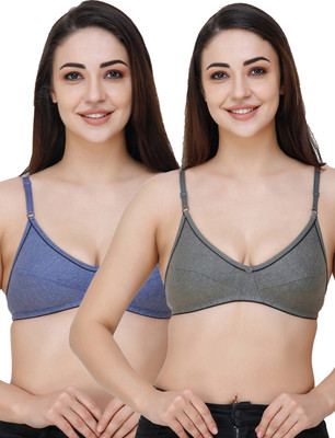 Docare FosterMino Women Everyday Non Padded Bra(Green, Blue)