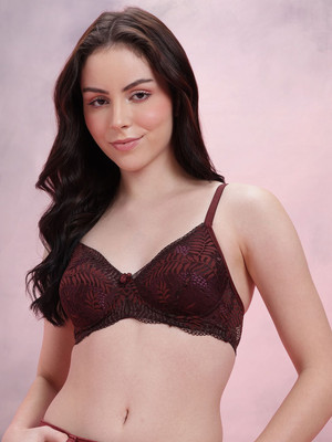 Dressberry Women Everyday Lightly Padded Bra(Brown)