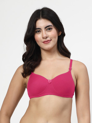 LILY DapYeh Women T-Shirt Heavily Padded Bra(Pink)