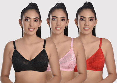 Lady Soft Nancy Bra Women Everyday Non Padded Bra(Multicolor)