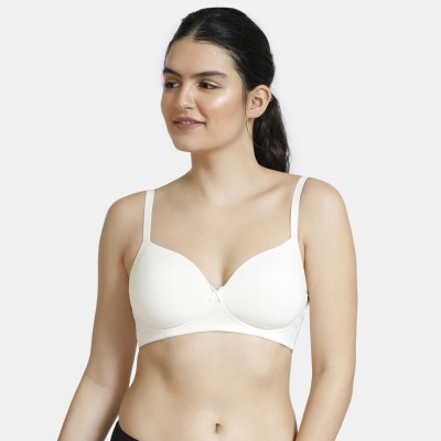 ZIVAME Women T-Shirt Lightly Padded Bra(White)