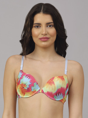 PrivateLifes PrettyCat Multiway Front Open Pushup Bra. Women Push-up Heavily Padded Bra(Multicolor)