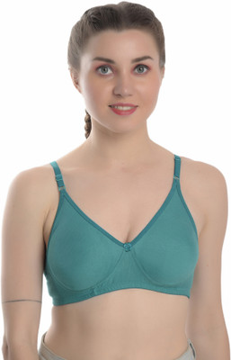 Trinovekat Women Everyday Non Padded Bra(Green)