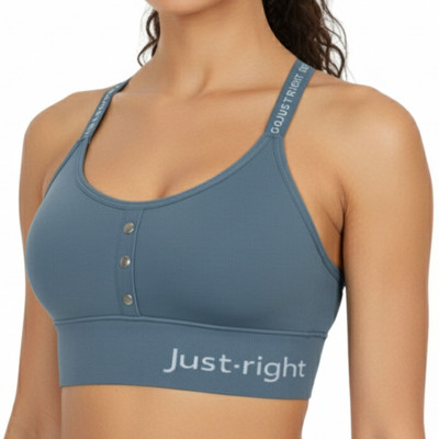 Vellveta XR802 Women Sports Lightly Padded Bra(Light Blue)