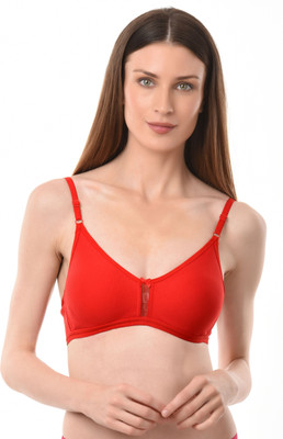 Vanila B Cup Size Comfortable and Supportive Casual Bra (Size 34, Pack of 1) Women Everyday Non Padded Bra(Red)