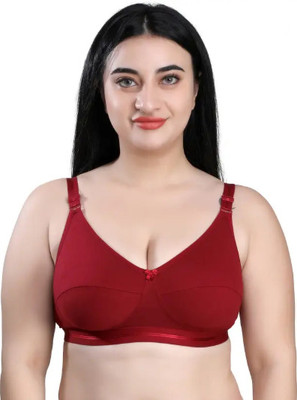 RVL Style URFI Women Full Coverage Non Padded Bra(Maroon)