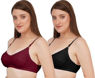 ANUPCARTFABRICS PADDED REGULAR BRA Women Full Coverage Lightly Padded Bra(Multicolor)