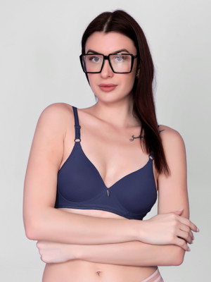 Gopalvilla Women Sports Lightly Padded Bra(Blue)