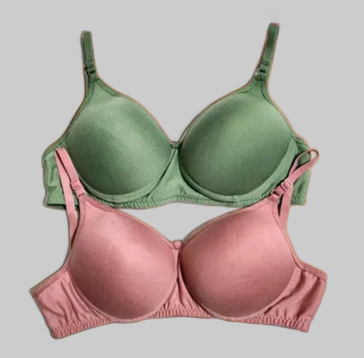 InnerGlow Women Everyday Lightly Padded Bra(Multicolor)