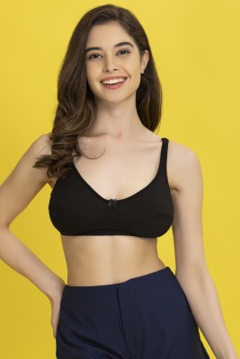 Clovia Women Full Coverage Non Padded Bra(Black)