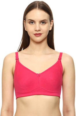 Anoma MATERNITY BRA Women Maternity/Nursing Non Padded Bra(Pink)