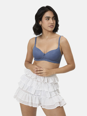 Triumph Harmony Deluxe Women Everyday Heavily Padded Bra(Blue)
