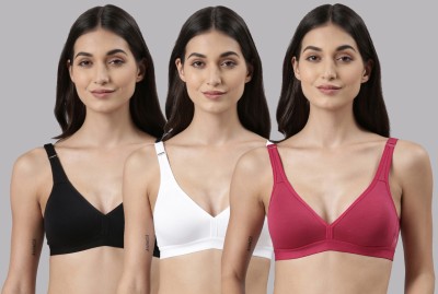 Dollar Missy Wire-Free Basic Support Everyday Women Everyday Non Padded Bra(Multicolor)