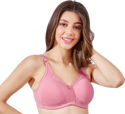 Maroon Women Minimizer Non Padded Bra(Pink)
