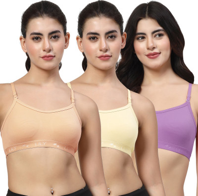 LILY 3321 Women Sports Non Padded Bra(Multicolor)
