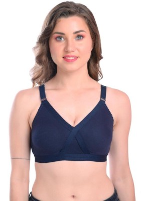 Nayra Collection Women Push-up Non Padded Bra(Dark Blue)