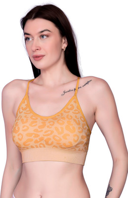 VIYES ENTERPRISE GBRA017 Women Full Coverage Lightly Padded Bra(Yellow)
