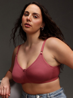 Clovia Women T-Shirt Non Padded Bra(Pink)