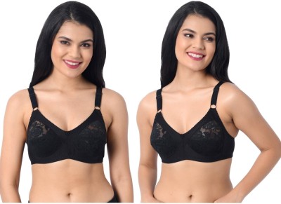 INNER TOUCH Women Everyday Non Padded Bra(Black)