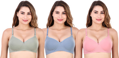 Texelllo Padded Women Push-up Lightly Padded Bra(Multicolor)