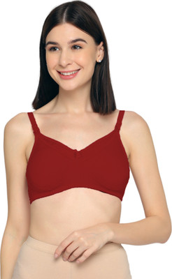 Evamomies Women Maternity/Nursing Non Padded Bra(Maroon)