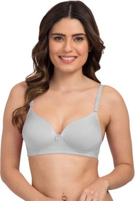 TWEENS Tweens Heavily Padded Bra Women Full Coverage Heavily Padded Bra(Grey)