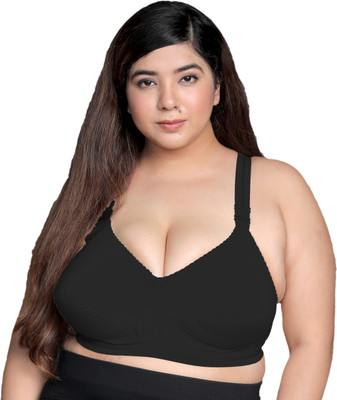 SKDREAMS Women Everyday Non Padded Bra(Black)