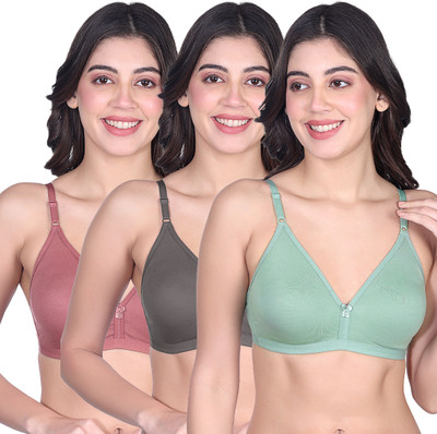 SKDREAMS Women T-Shirt Non Padded Bra(Multicolor)