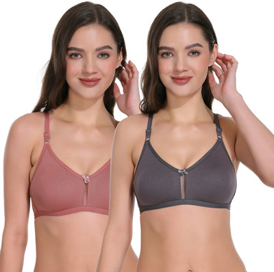 SKDREAMS Women T-Shirt Non Padded Bra(Multicolor)
