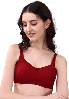 Exotica Lingerie Women T-Shirt Non Padded Bra(Maroon)