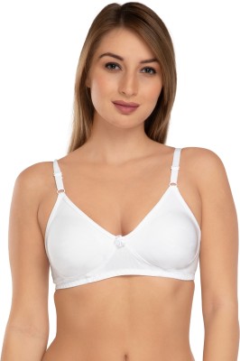 DAISY DEE NLBLA Women T-Shirt Non Padded Bra(White)