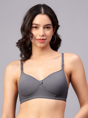 Ectoes Women Push-up Lightly Padded Bra(Grey)