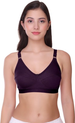pooja ragenee Comfortable Bra Women T-Shirt Non Padded Bra(Purple)