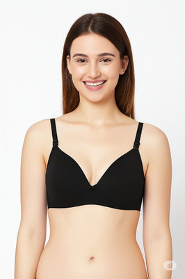 Rahul Trading Women Push-up Lightly Padded Bra(Black)