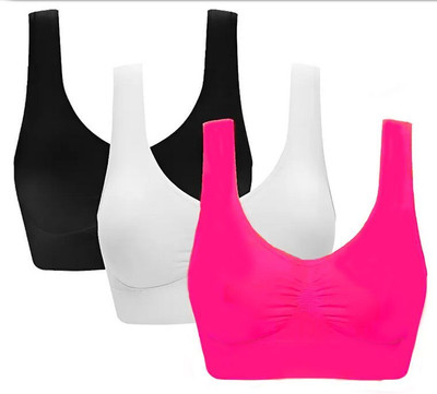 Wardrovia Women Sports Non Padded Bra(Multicolor)