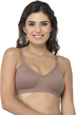 COLLEGE GIRL CG1304 Women Minimizer Lightly Padded Bra(Brown)
