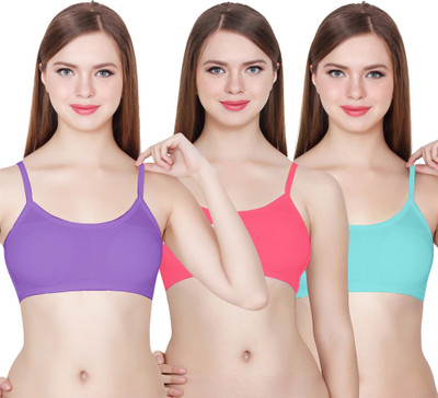 Zed SIX STRAP BRA Women Cage Bra Lightly Padded Bra(Multicolor)