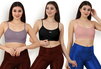 Vihrik Women Everyday Lightly Padded Bra(Multicolor)