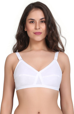 Layeba Women Full Coverage Non Padded Bra(White)