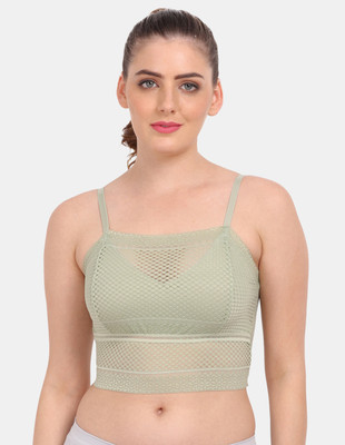 AMOUR SECRET Women Bralette Lightly Padded Bra(Green)