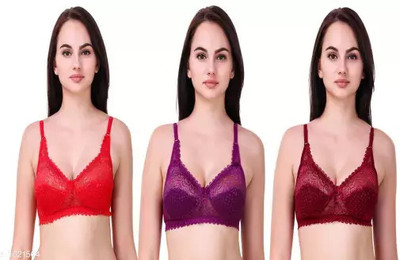 BACIONE DECENT BRA MODEL BRA Women Everyday Non Padded Bra(Multicolor)