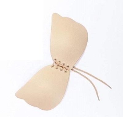 ASTOUND Silicone Gel Bra Women Stick-on Heavily Padded Bra(Beige)