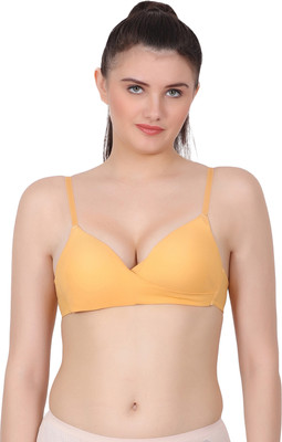 AMOUR SECRET Women Everyday Lightly Padded Bra(Yellow)