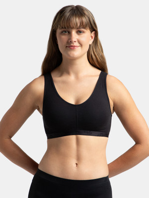 JOCKEY ES04 Women Bralette Lightly Padded Bra(Black)
