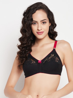 Clovia Women Full Coverage Non Padded Bra(Black)