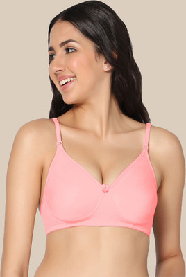 Eden EDEN01PINK Women T-Shirt Non Padded Bra(Pink)