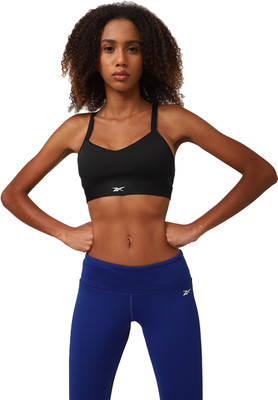 REEBOK Women Sports Bra(Black)